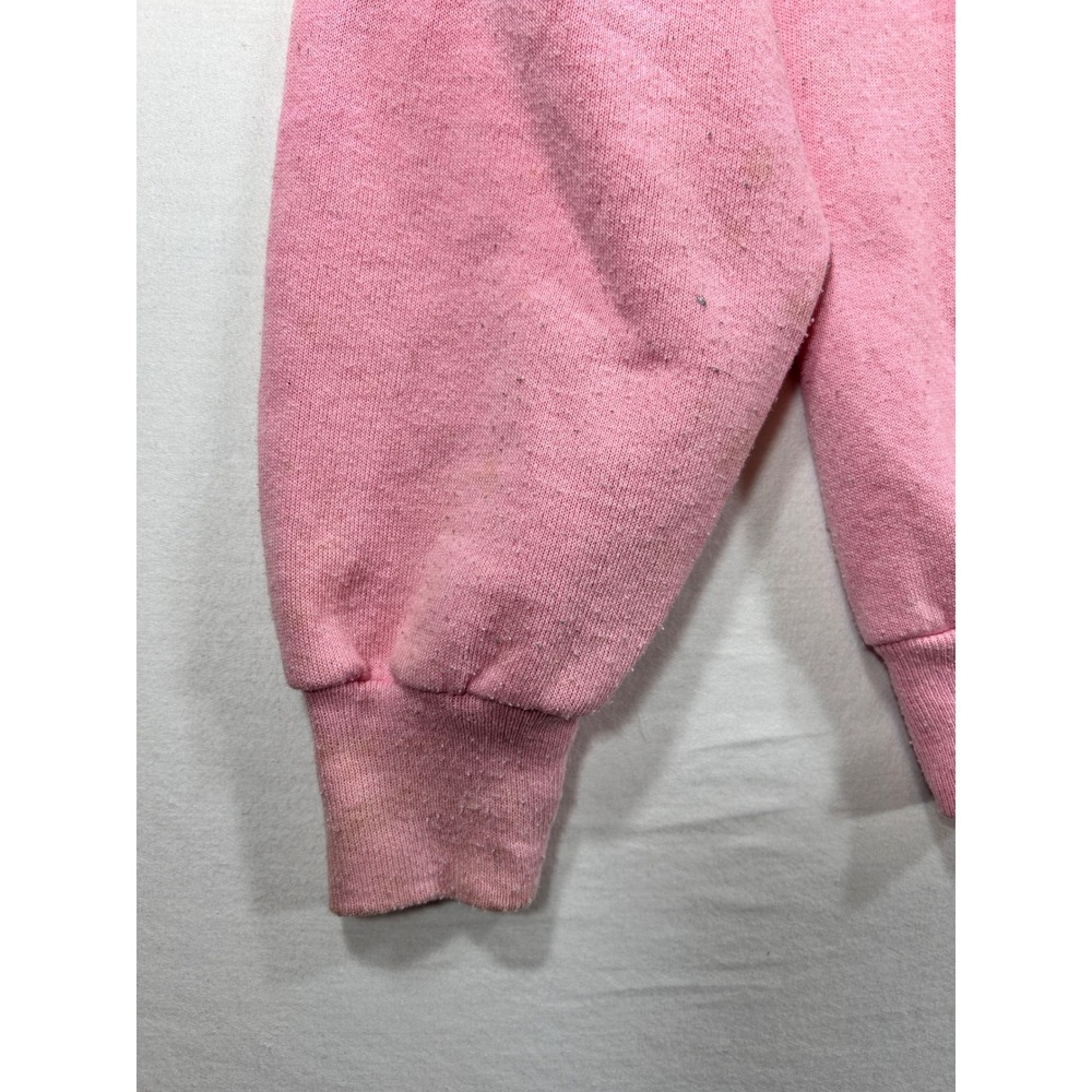 Vintage Jerzees Equine Affaire Horse Graphic Sweatshirt Pink Large Made in USA - Picture 4 of 5